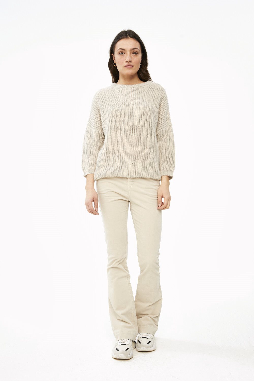 Leila velvet twill pants - Poggibonsi